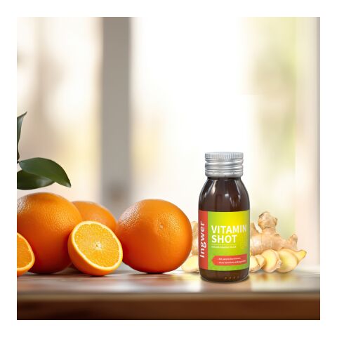 60 ml Vitamin-Shot "Orange-Ingwer" ohne Werbeanbringung