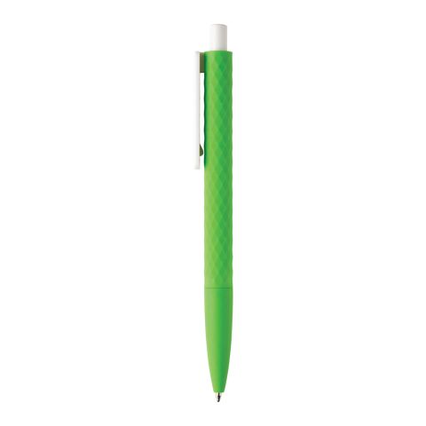 X3-Stift mit Smooth-Touch grün-weiß | ohne Werbeanbringung | Nicht verfügbar | Nicht verfügbar