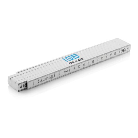 Fiberglas Zollstock 2m weiß | ohne Werbeanbringung | Nicht verfügbar | Nicht verfügbar