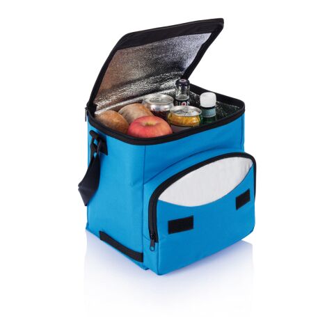 Kühltasche faltbar blau-silber | ohne Werbeanbringung | Nicht verfügbar | Nicht verfügbar