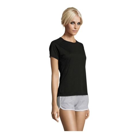 SPORTY DAMENT-SHIRT  140g schwarz | XL | ohne Werbeanbringung | Nicht verfügbar | Nicht verfügbar | Nicht verfügbar