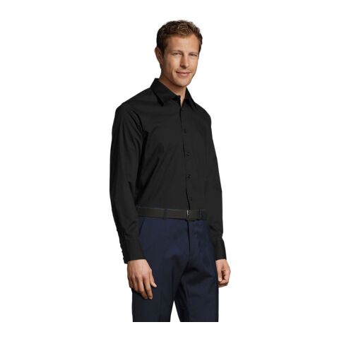 BRIGHTON STRETCH MEN SHIRT schwarz | 3XL | ohne Werbeanbringung | Nicht verfügbar | Nicht verfügbar | Nicht verfügbar