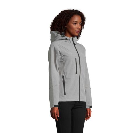 REPLAY DAMEN HOOD SOFTSHELL grau melange | XXL | ohne Werbeanbringung | Nicht verfügbar | Nicht verfügbar | Nicht verfügbar