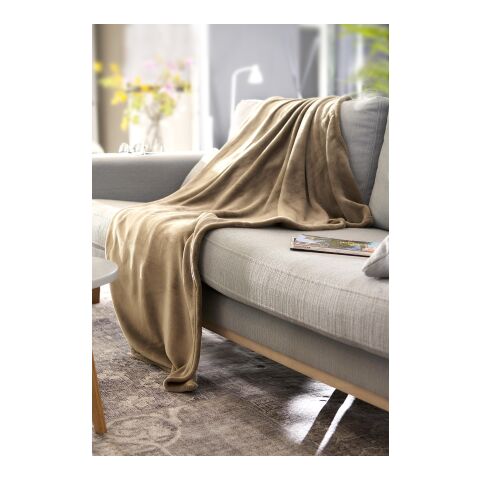 Fleece-Decke (280 gr/m²) beige | ohne Werbeanbringung | Nicht verfügbar | Nicht verfügbar