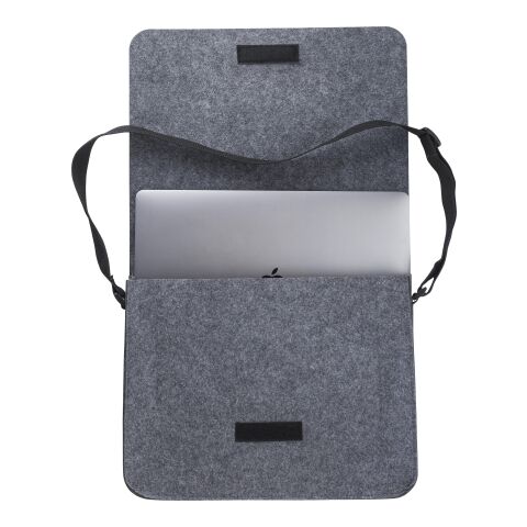 RPET Laptoptasche aus Filz Layla dunkelgrau | ohne Werbeanbringung | Nicht verfügbar | Nicht verfügbar