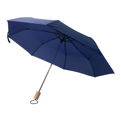 RPET 190T Regenschirm Brooklyn Blau | ohne Werbeanbringung | Nicht verfügbar | Nicht verfügbar