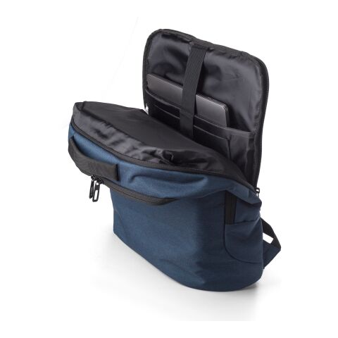 Polyester (600D) Laptop-Rucksack Nicolas Schwarz | ohne Werbeanbringung | Nicht verfügbar | Nicht verfügbar