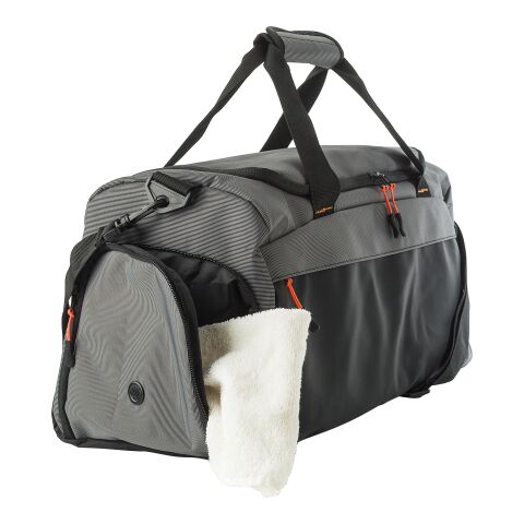 500D Zweifarbiger Seesack Mabel Grau | ohne Werbeanbringung | Nicht verfügbar | Nicht verfügbar