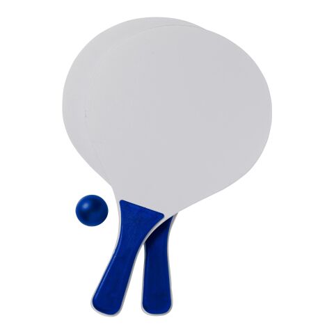 Beach-Ball-Tennisspiel &#039;Bravo&#039; aus Holz Blau | ohne Werbeanbringung | Nicht verfügbar | Nicht verfügbar