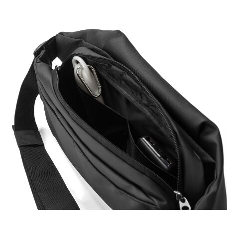 Polyester (600D) Tasche Bria Schwarz | ohne Werbeanbringung | Nicht verfügbar | Nicht verfügbar