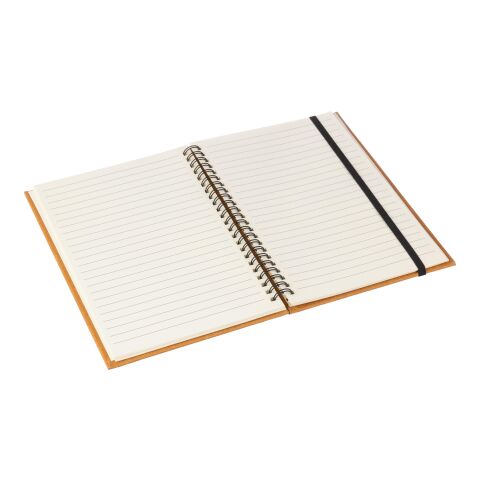 Notizbuch aus recyceltem Leder A5 Egon Braun | ohne Werbeanbringung | Nicht verfügbar | Nicht verfügbar