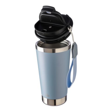 Doppelwandiger Trinkbecher aus recyceltem Edelstahl 500 ml Kayla beige | ohne Werbeanbringung | Nicht verfügbar | Nicht verfügbar