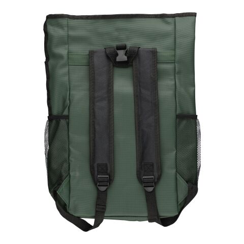 rPET-Polyester (600D) Rolltop-Rucksack Yani Grün | ohne Werbeanbringung | Nicht verfügbar | Nicht verfügbar