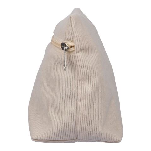 Kosmetiktasche aus Cord mit Reißverschluss Tia pastellrosa | ohne Werbeanbringung | Nicht verfügbar | Nicht verfügbar