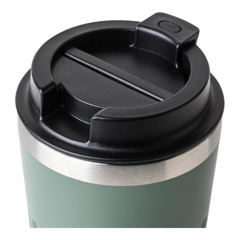 Reisebecher aus recyceltem Edelstahl (400 ml) Chiara Grün