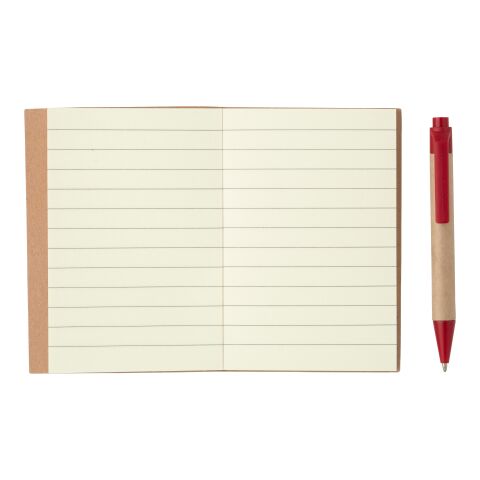 Notizbuch aus Karton Cooper Rot | ohne Werbeanbringung | Nicht verfügbar | Nicht verfügbar