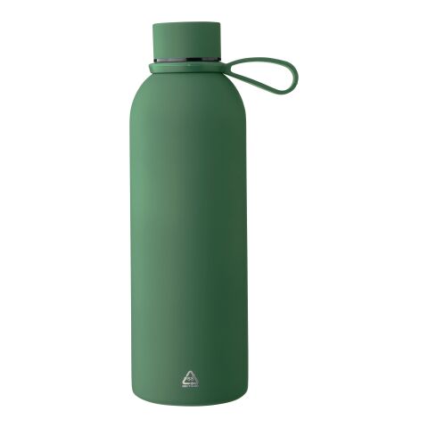 Doppelwandige Trinkflasche aus recyceltem Edelstahl (500 ml) Sena Grau | ohne Werbeanbringung | Nicht verfügbar | Nicht verfügbar