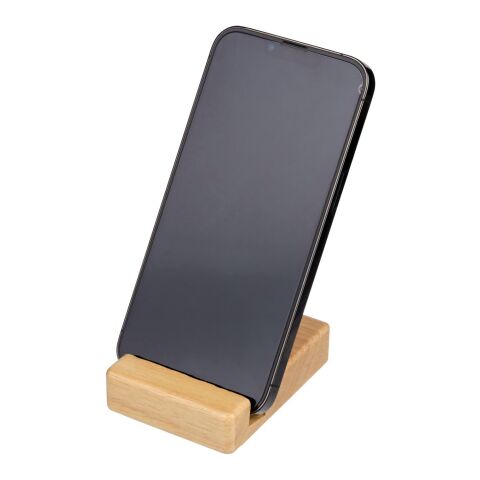 Telefonhalter Nyla | Recyceltes Holz Braun