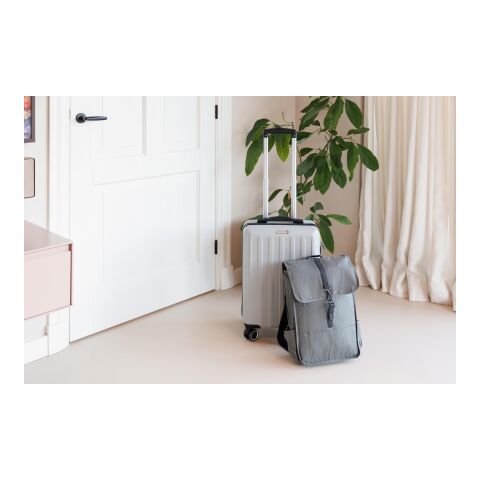 RPET Polyester (300D) Rucksack mit Lasche Lyric Grün
