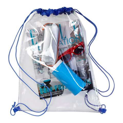Schuh-/Rucksack (Turnbeutel) aus PVC Kiki Kobaltblau