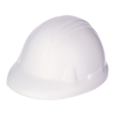 Anti-Stress Bauhelm 'Bobby' aus PU Schaum Weiß