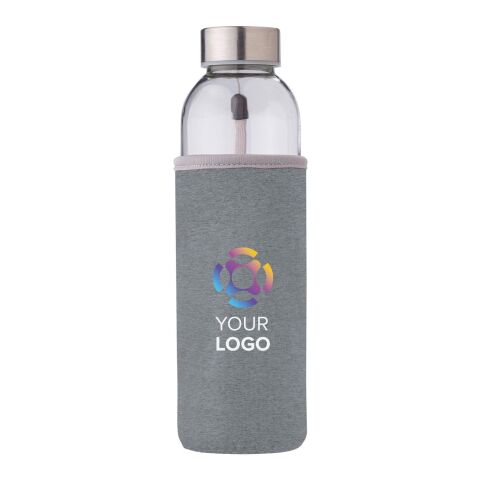 Glasflasche "Neo" (500ml) mit Neoprenhülle Kobaltblau