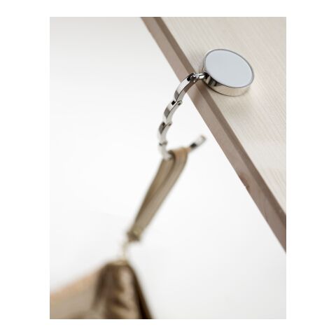 Taschen-/Jackenhalter 'Storm' aus Metall Weiß