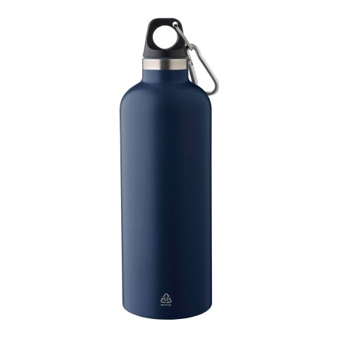 Doppelwandige Flasche aus recyceltem Edelstahl (500 ml) Lysandra Blau