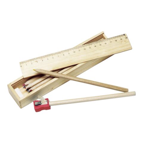 Buntstifte 12er Set &#039;Felix&#039; in Holzbox Braun | ohne Werbeanbringung | Nicht verfügbar | Nicht verfügbar