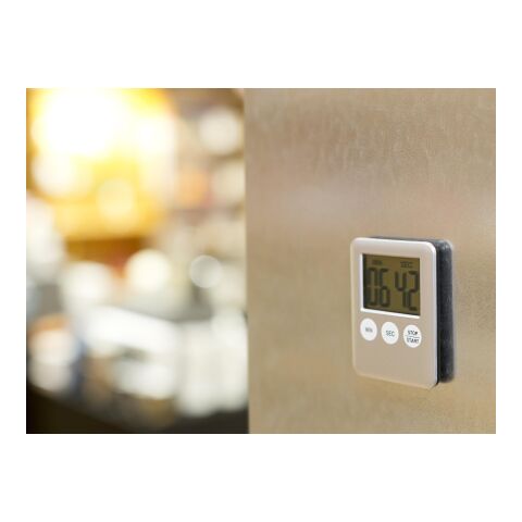 Küchenuhr &#039;Premium&#039; aus Kunststoff Silber | ohne Werbeanbringung | Nicht verfügbar | Nicht verfügbar