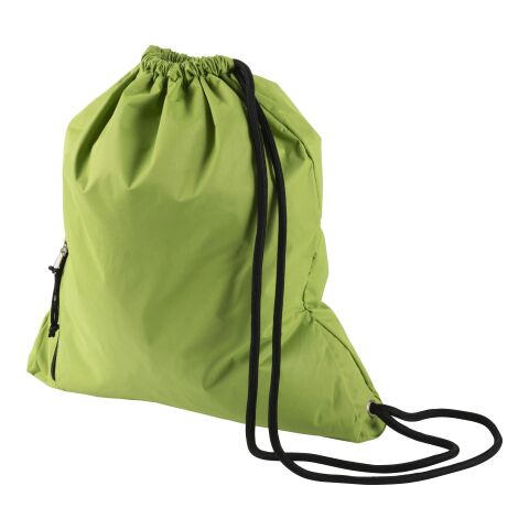 Turnbeutel &#039;Finn&#039; aus Pongee Schwarz | ohne Werbeanbringung | Nicht verfügbar | Nicht verfügbar