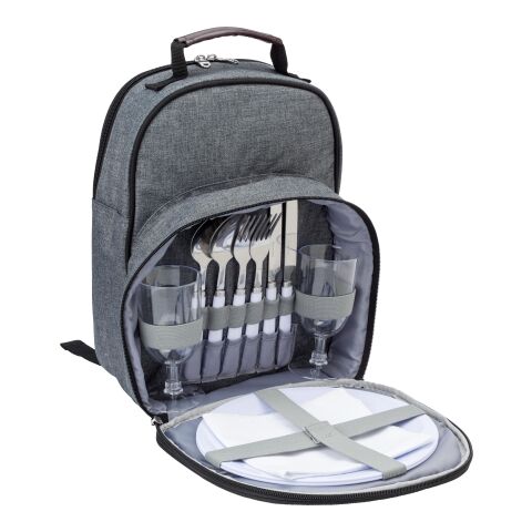 Picknick-Kühlrucksack 'Petra' aus Polycanvas Blau | ohne Werbeanbringung | Nicht verfügbar | Nicht verfügbar