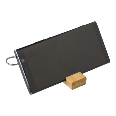 Schlüsselanhänger aus Bambus Kian hellbraun | ohne Werbeanbringung | Nicht verfügbar | Nicht verfügbar