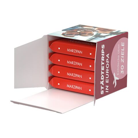 Werbewürfel Ritter SPORT mini ohne Werbeanbringung | Ritter SPORT mini Nugat