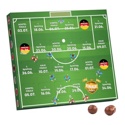XS Adventskalender 4c Euroskala | Knusperkugeln Vollmilch