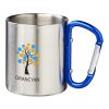 Alps Isolierbecher mit Karabinergriff blau