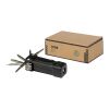 Octo 8-in-1 Schraubenzieher-Set aus recyceltem RCS Kunststoff mit Taschenlampe schwarz