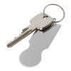 Rhea Einkaufswagen Schlüsselanhänger Standard | Silber | ohne Werbeanbringung | Nicht verfügbar | Nicht verfügbar