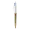 BIC® 4 Colours Wood Style Weiß-beige