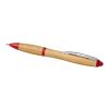 Nash Kugelschreiber aus Bambus Standard | natur-rot | ohne Werbeanbringung | Nicht verfügbar | Nicht verfügbar