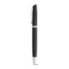 RE-LANDO-SET. Tintenroller und Kugelschreiber mit Gehäuse aus Recyceltes Aluminium (100% rAL) schwarz