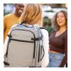 Galindo 22L Rucksack aus rPET. Seitlichem Griff. Laptops bis 17" Grau