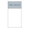 3-Monatskalender Einblatt Logic 3 Post A Design-Kalendarium Blau | 300 × 560 mm | ohne Werbeanbringung