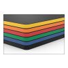 Notizbuch Tablet-Book Farbschnitt Naturkarton-Softcover schwarz Schwarz | 94 × 152 mm | ohne Werbeanbringung | rot/rot | 94 × 152 mm / Winkelkaro