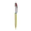 BIC® 4 Colours Shine Kugelschreiber Weiß-gold