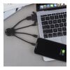 2087 | Xoopar Octopus Charging cable Schwarz