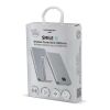 Xoopar Smile Wireless Mirror Powerbank Kompatibel mit MagSafe 5000mAh Hellgrau | Gravur | Rückseite | 60 mm x 75 mm