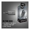 Fresh 'n Rebel 67W Laptop-Ladegerät GaN USB-C und USB-A Dunkelgrau | ohne Werbeanbringung | Nicht verfügbar | Nicht verfügbar