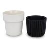 InSideOut Premium Becher Fjord 280 ml Schwarz | Gravur | rundum | 275 mm x 23 mm