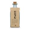 InSideOut Square Recycelte Glaswasserflasche ReuuZ mit Korkverschluss 1 l Transparent | Digitaldruck | Seite 1 | 50 mm x 110 mm